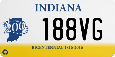 IN license plate 188VG