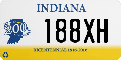 IN license plate 188XH