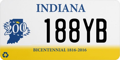 IN license plate 188YB