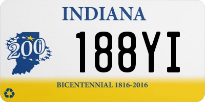 IN license plate 188YI