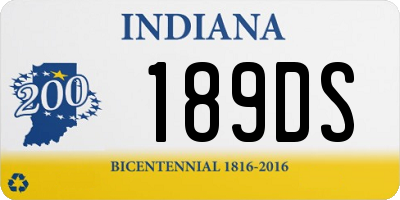 IN license plate 189DS