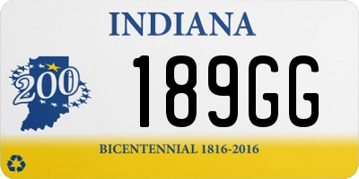 IN license plate 189GG