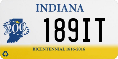 IN license plate 189IT