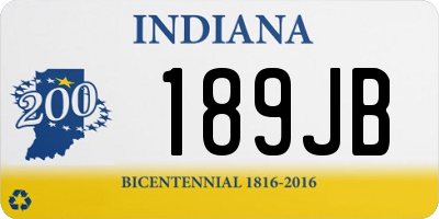 IN license plate 189JB