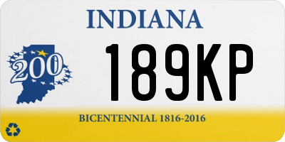 IN license plate 189KP