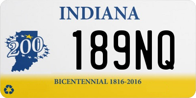 IN license plate 189NQ