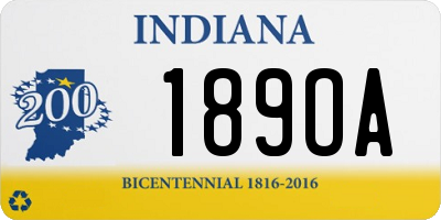 IN license plate 189OA
