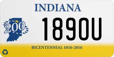 IN license plate 189OU