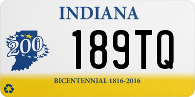 IN license plate 189TQ