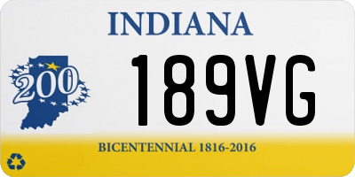 IN license plate 189VG