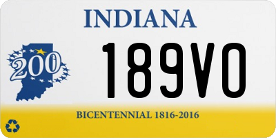 IN license plate 189VO