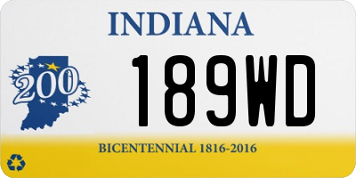 IN license plate 189WD