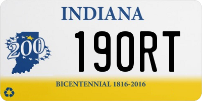 IN license plate 190RT