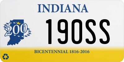 IN license plate 190SS