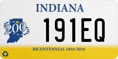 IN license plate 191EQ