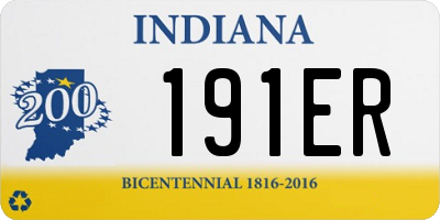 IN license plate 191ER