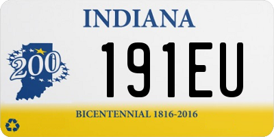 IN license plate 191EU