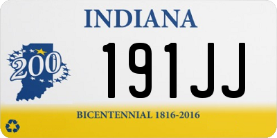 IN license plate 191JJ