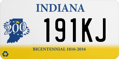 IN license plate 191KJ