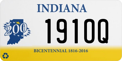 IN license plate 191OQ