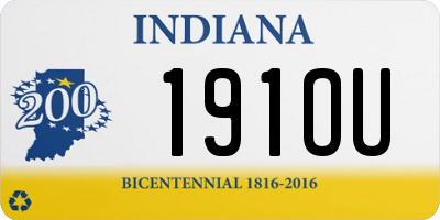 IN license plate 191OU