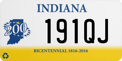 IN license plate 191QJ