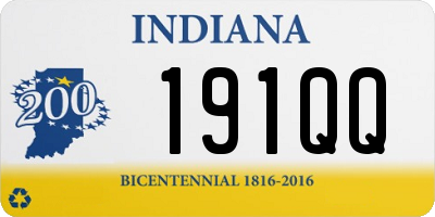 IN license plate 191QQ