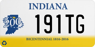 IN license plate 191TG