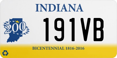 IN license plate 191VB