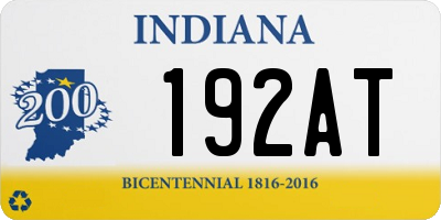 IN license plate 192AT