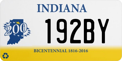IN license plate 192BY