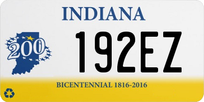 IN license plate 192EZ