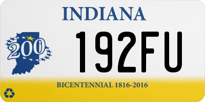 IN license plate 192FU