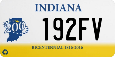 IN license plate 192FV