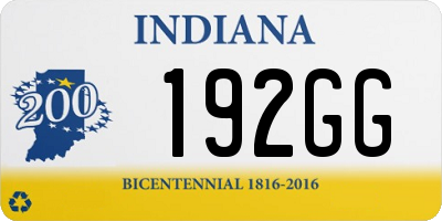 IN license plate 192GG