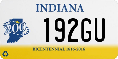 IN license plate 192GU