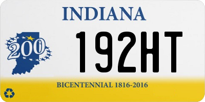 IN license plate 192HT