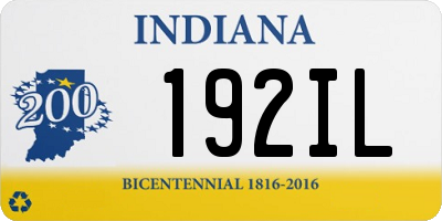 IN license plate 192IL