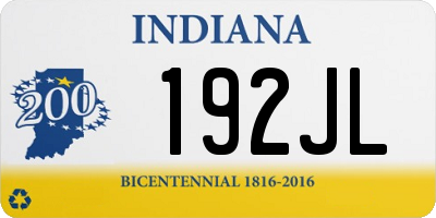 IN license plate 192JL