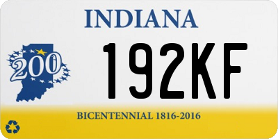 IN license plate 192KF