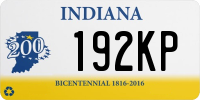 IN license plate 192KP