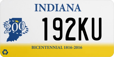 IN license plate 192KU