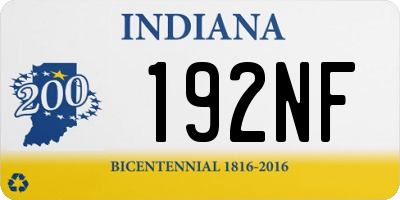 IN license plate 192NF