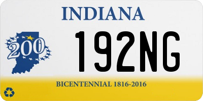 IN license plate 192NG