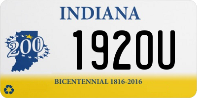 IN license plate 192OU