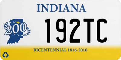 IN license plate 192TC