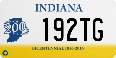 IN license plate 192TG