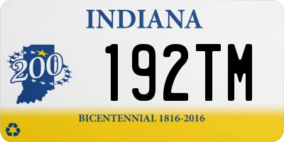 IN license plate 192TM