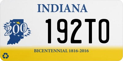 IN license plate 192TO