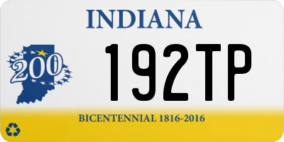 IN license plate 192TP